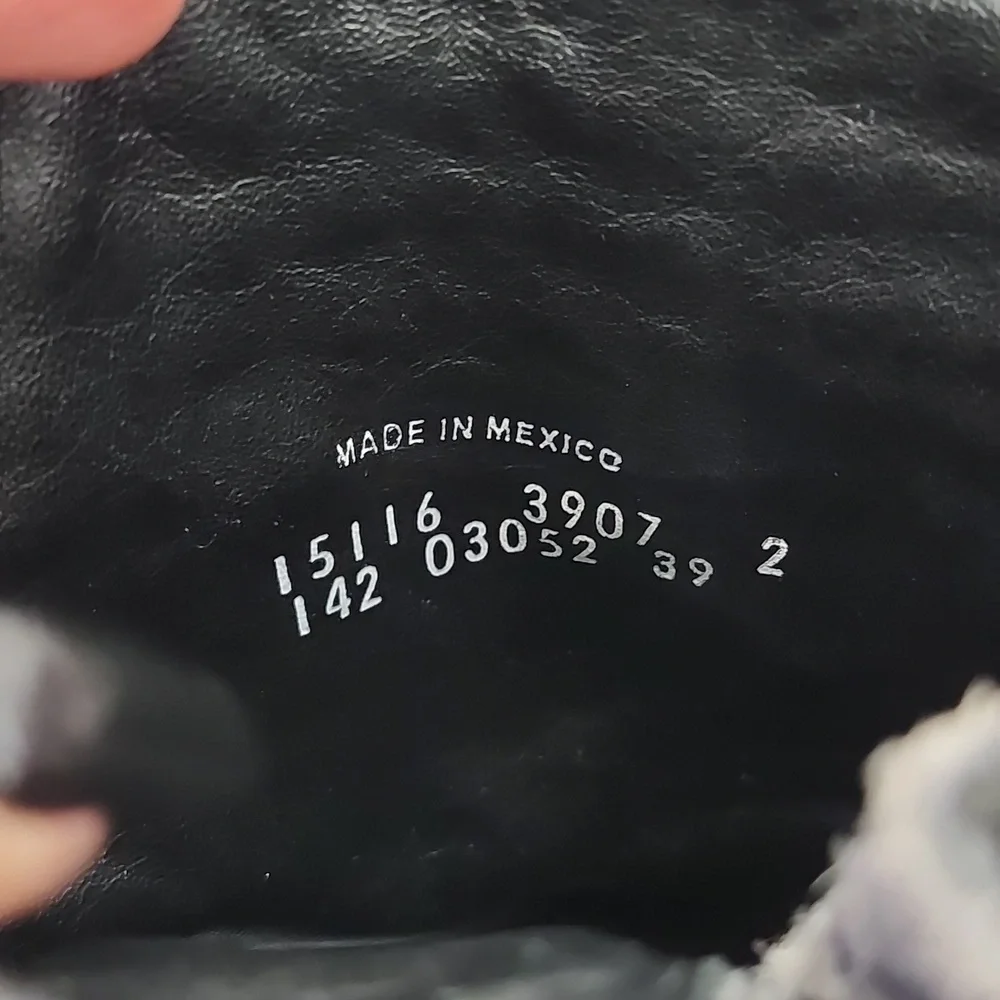 Ash studded reptile texture moto boots - Picture 8 of 8